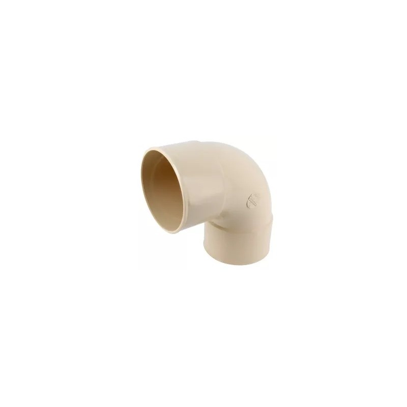 Nicoll PVC-Ti bocht 87,5 graden mof-mof beige Ø100
