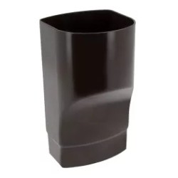 NICOLL Techtan Ovation LG38 PVC-Ti overgangsstuk exc. D100 bruin