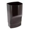 NICOLL Techtan Ovation LG38 PVC-Ti overgangsstuk exc. D100 bruin