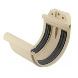NICOLL Techtan LG25 PVC-Ti verbindingsstuk rubber inlage beige