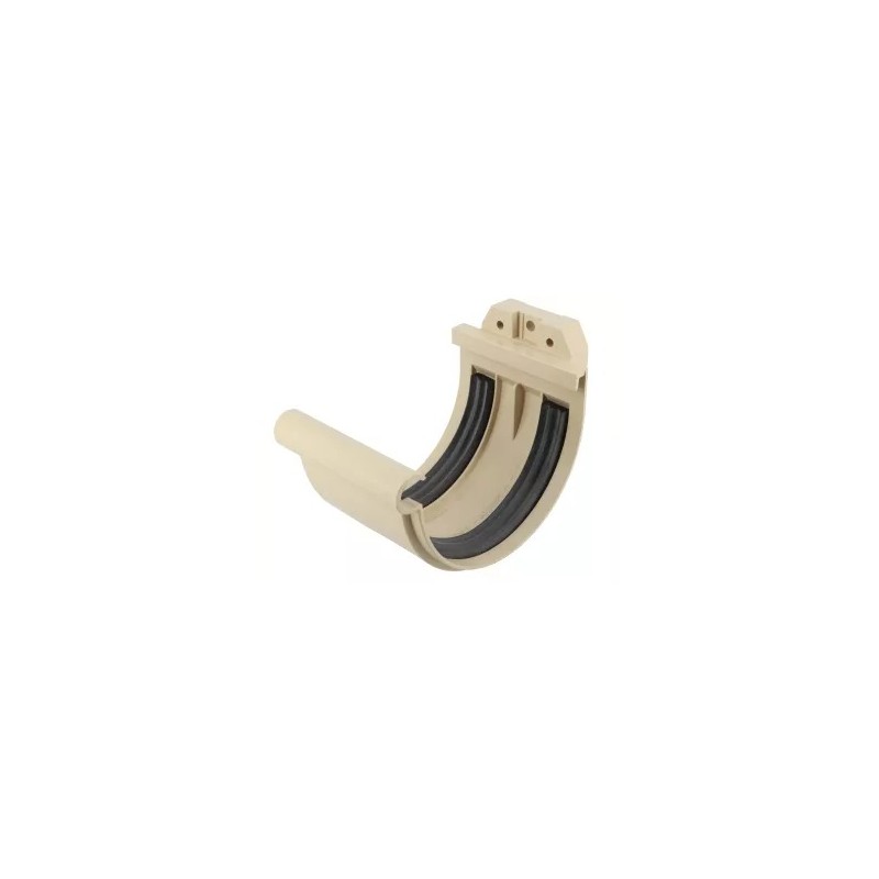 NICOLL Techtan LG25 PVC-Ti verbindingsstuk rubber inlage beige