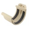 NICOLL Techtan LG25 PVC-Ti verbindingsstuk rubber inlage beige
