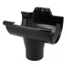 NICOLL Techtan LG25 PVC-Ti centraaluitloop d80 met rubber inlage zwart