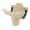NICOLL Techtan LG25 PVC-Ti centraaluitloop d80 met rubber inlage beige