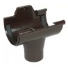 NICOLL Techtan LG25 PVC-Ti centraaluitloop d80 met rubber inlage bruin