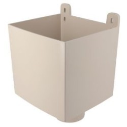 Nicoll PVC-Ti vergaarbak beige Ø80