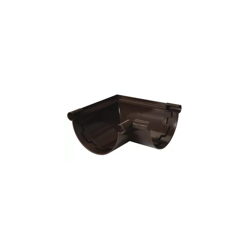 NICOLL Techtan LG25 PVC-Ti binnen- buitenhoekstuk 90gr. bruin