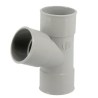 Nicoll PVC-Ti T-stuk 67,5 graden mof-spie lichtgrijs Ø50
