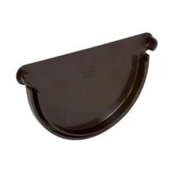 NICOLL Techtan LG25 PVC-Ti eindstuk centraaluitloop bruin