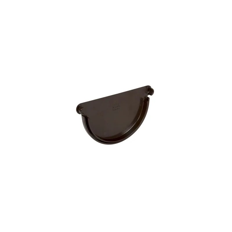 NICOLL Techtan LG25 PVC-Ti eindstuk centraaluitloop bruin