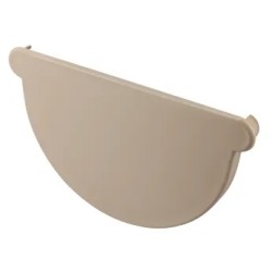 NICOLL Techtan LG25 PVC-Ti eindstuk centraaluitloop beige