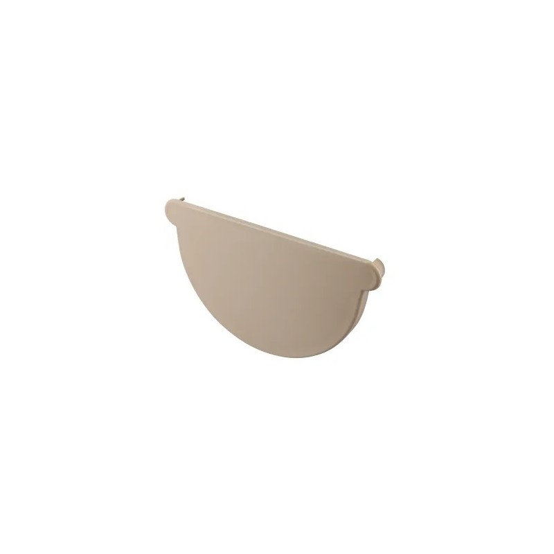 NICOLL Techtan LG25 PVC-Ti eindstuk centraaluitloop beige