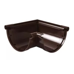 NICOLL Techtan LG33 PVC-Ti binnen- buitenhoekstuk 90gr bruin