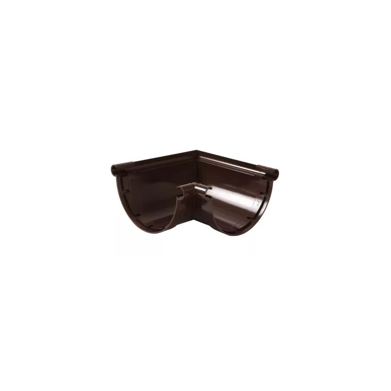 NICOLL Techtan LG33 PVC-Ti binnen- buitenhoekstuk 90gr bruin