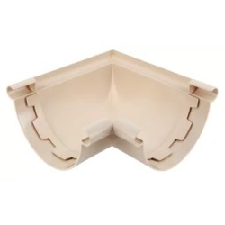 NICOLL Techtan LG25 PVC-Ti binnen- buitenhoekstuk 90gr. beige