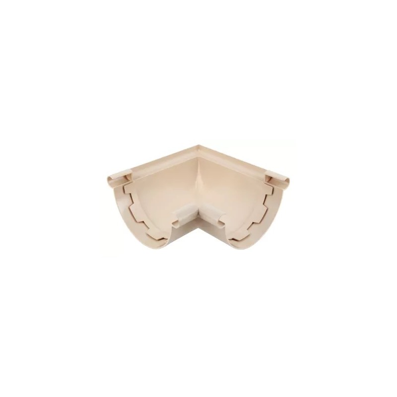 NICOLL Techtan LG25 PVC-Ti binnen- buitenhoekstuk 90gr. beige