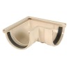 NICOLL Techtan LG25 PVC-Ti buitenhoekstuk 90g rubber inlage beige