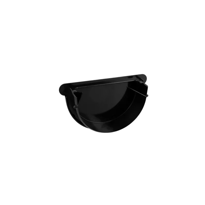 NICOLL Techtan LG25 PVC-Ti eindstuk centraaluitloop rubber zwart