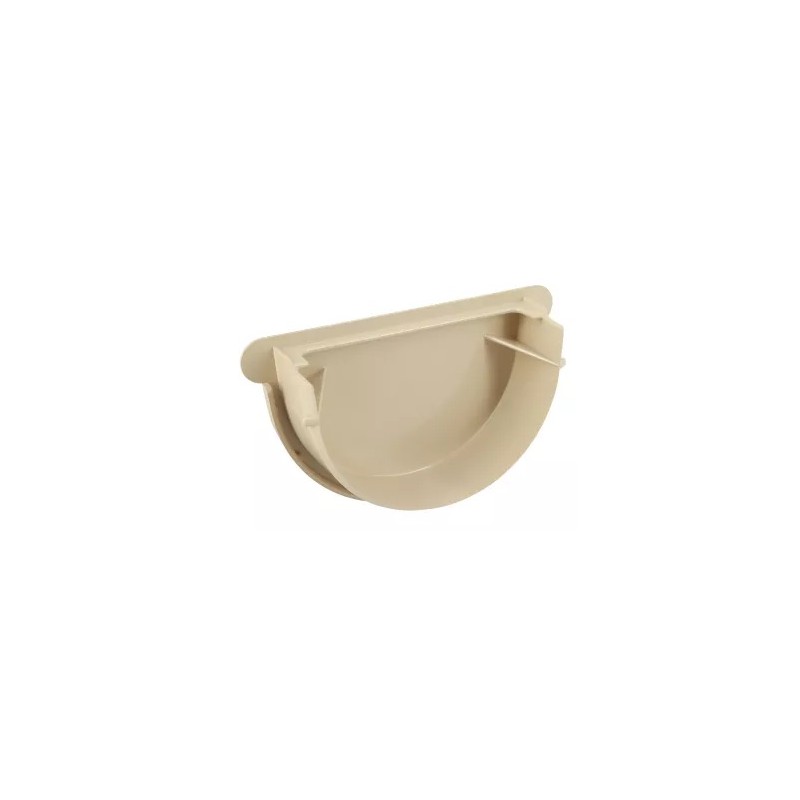 NICOLL Techtan LG25 PVC-Ti eindstuk centraaluitloop rubber beige