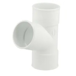 Nicoll PVC-Ti T-stuk 67,5 graden mof-spie wit Ø50
