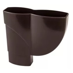 NICOLL Techtan Ovation LG28 PVC-Ti verzamelbak 90x56 bruin
