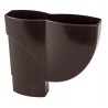 NICOLL Techtan Ovation LG28 PVC-Ti verzamelbak 90x56 bruin