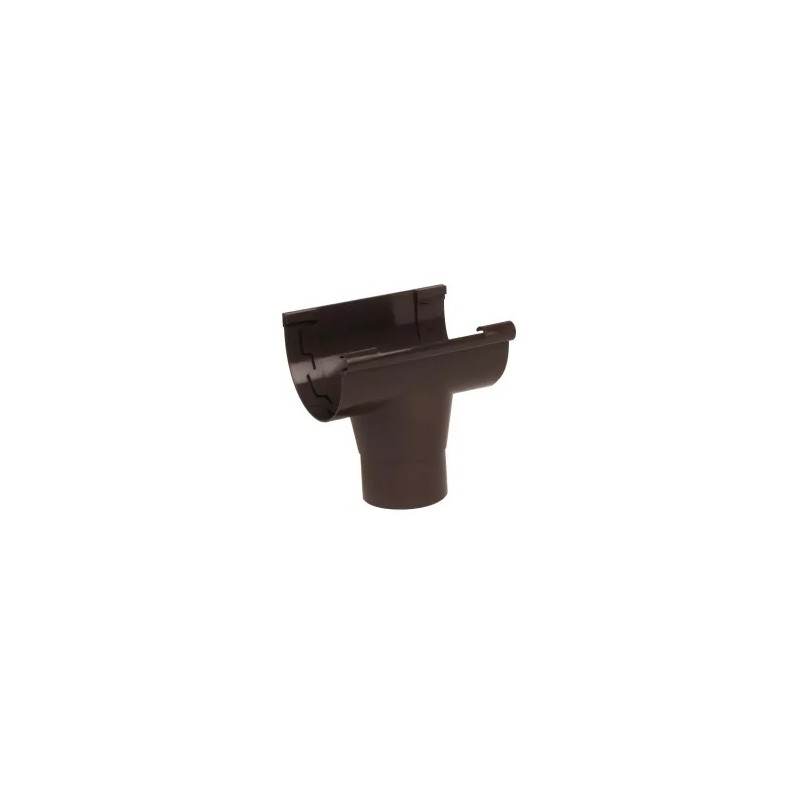 NICOLL Techtan LG25 PVC-Ti centraaluitloop d80 bruin