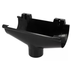 NICOLL Techtan LG25 PVC-Ti expansie centraaluitloop d80 zwart