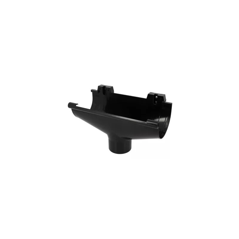 NICOLL Techtan LG25 PVC-Ti expansie centraaluitloop d80 zwart