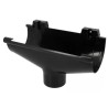 NICOLL Techtan LG25 PVC-Ti expansie centraaluitloop d80 zwart