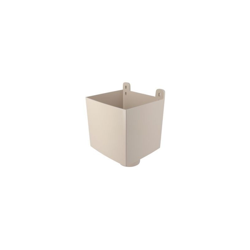 Nicoll PVC-Ti vergaarbak beige Ø100
