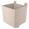 Nicoll PVC-Ti vergaarbak beige Ø100