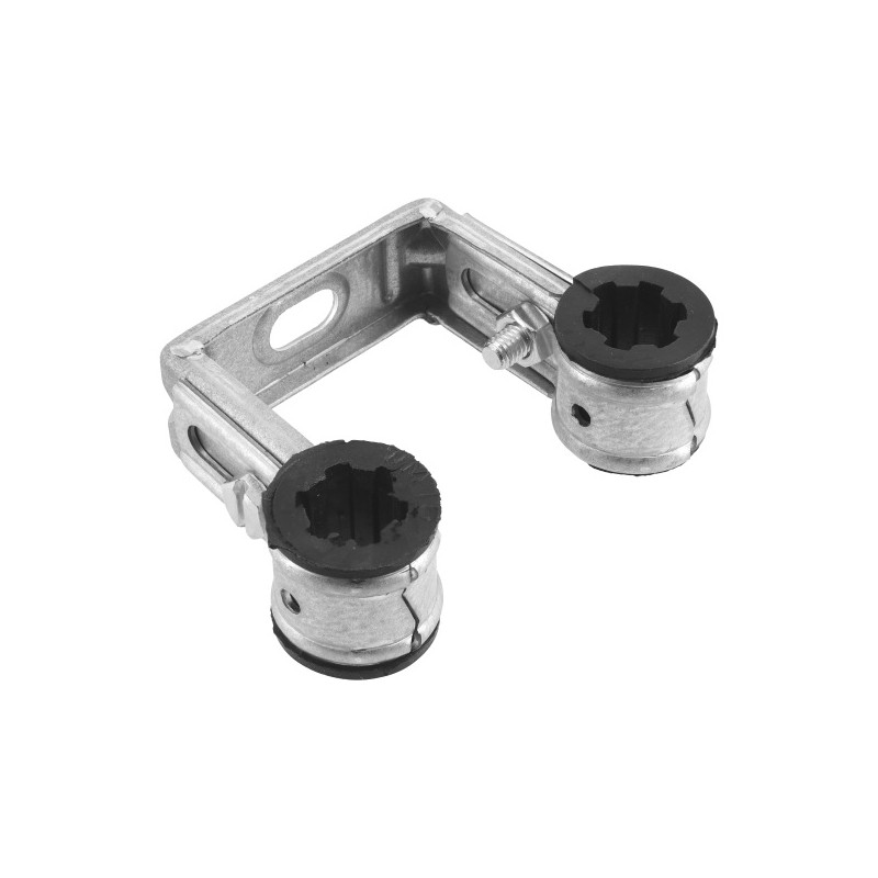 BONFIX duplo beugel U-model 15 mm met EPDM inlage