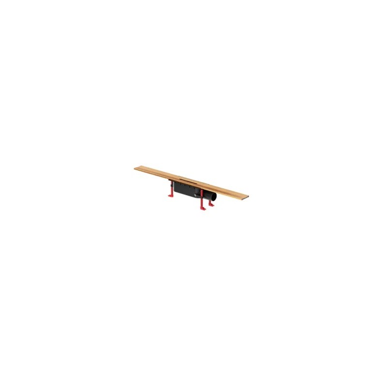 ACO Showerdrain S douchegoot lage versie Bronze 1000mm