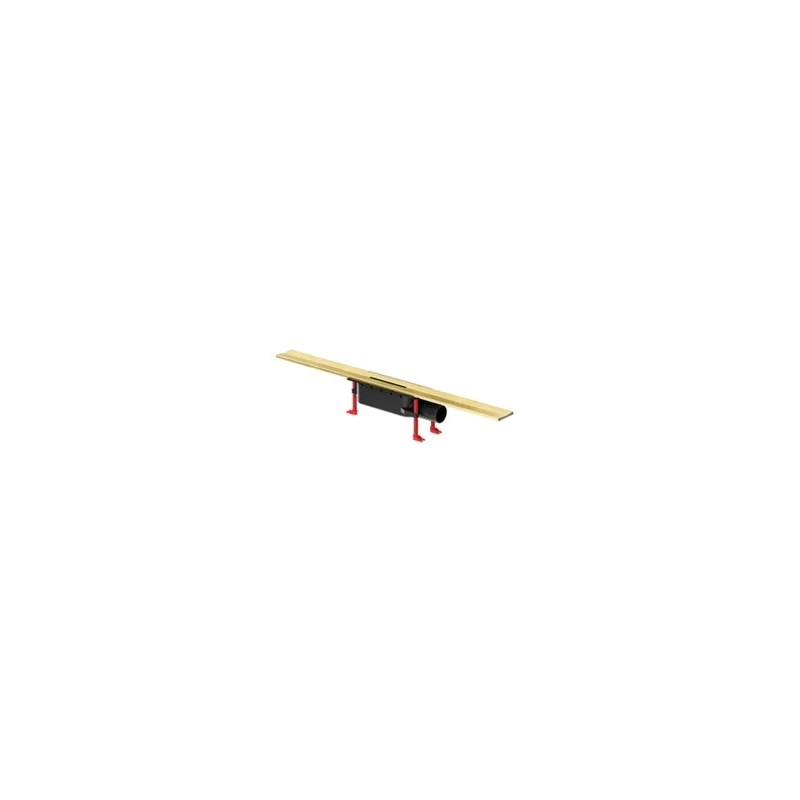 ACO Showerdrain S douchegoot lage versie Gold 1200mm