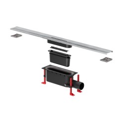 ACO Showerdrain S douchegoot standaard Graphite 1000mm