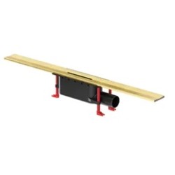 ACO Showerdrain S douchegoot standaard Gold 900mm