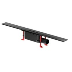 ACO Showerdrain S douchegoot standaard Black 900mm