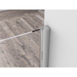 Eco inloopdouche 500 x 2000 x 8 mm nano helder glas/chroom