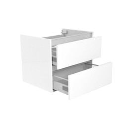 Vision onderkast met 2 laden 60 x 46 cm glans wit