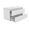 Vision onderkast met 2 laden 100 x 46 cm glans wit