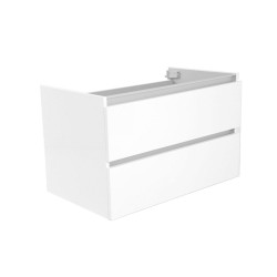 Vision onderkast met 2 laden 80 x 46 cm glans wit