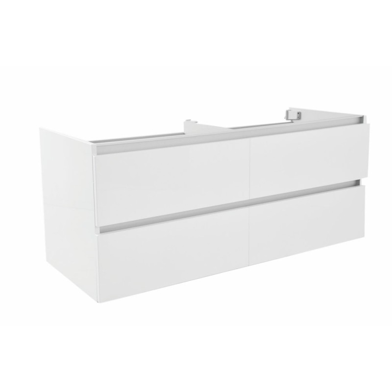 Vision onderkast met 2 laden 120 x 46 cm glans wit