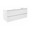 Vision onderkast met 2 laden 120 x 46 cm glans wit