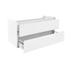 Vision onderkast met 2 laden 100 x 46 cm glans wit