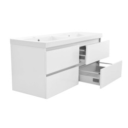 Vision onderkast met 2 laden 120 x 46 cm glans wit