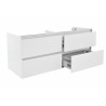 Vision onderkast met 2 laden 120 x 46 cm glans wit
