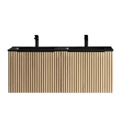 Ribbella onderkast met 2 laden 2 uitsparingen 120 x 45 cm naturel eik