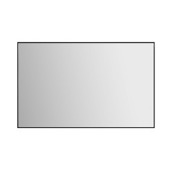Ribbella spiegel met frame 120 cm mat zwart