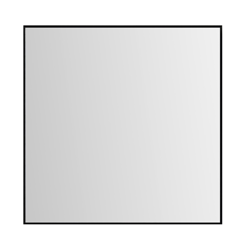 Ribbella spiegel met frame 100 cm mat zwart